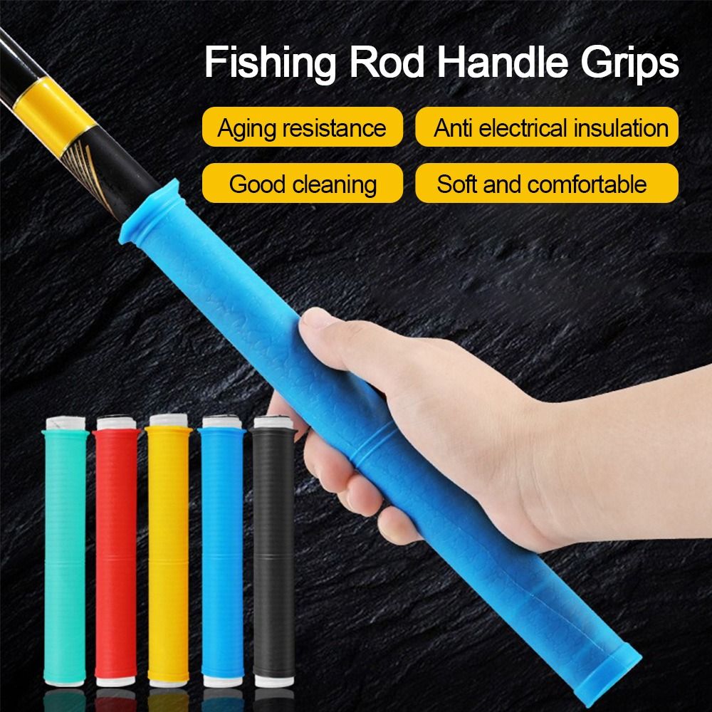 실리콘 낚싯대 손잡이 랩 미끄럼 방지 범용 핸드 폴 그 - Fishing Rod Case 리뷰 및 가격